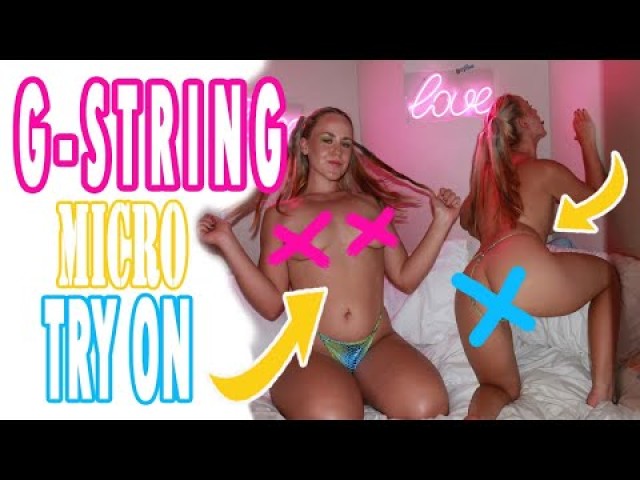 Lxee Summers Xxx Try Haul Thong G String Try On Tiny String Thong